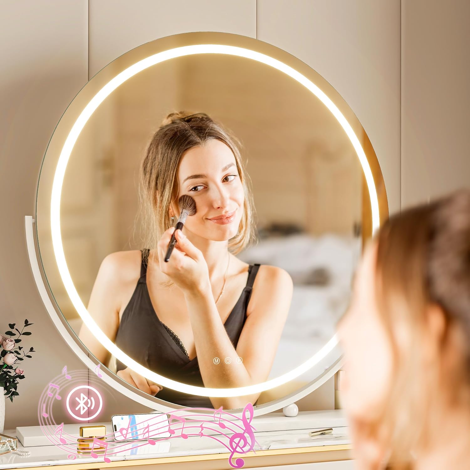 Smart Touch LED Vanity Mirror with Lights