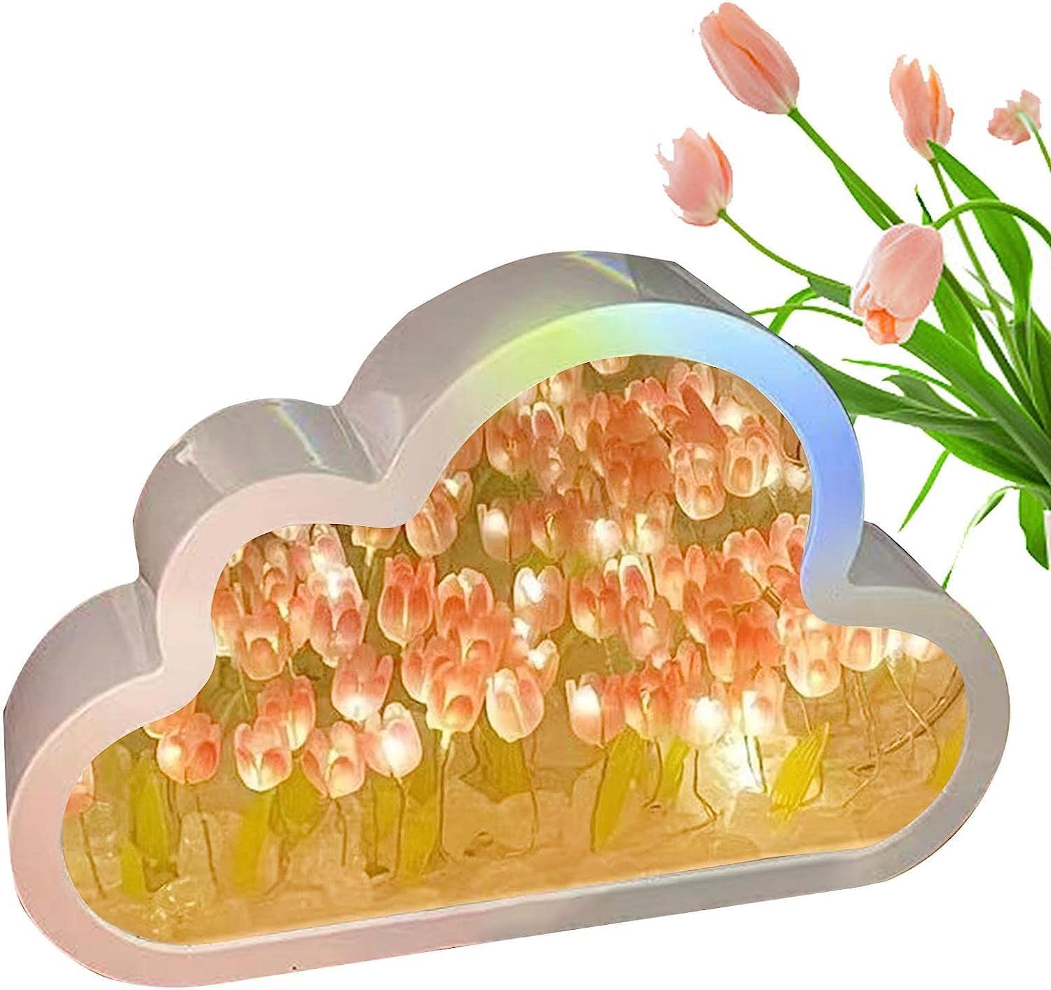 Forever Cloud Mirror Tulips