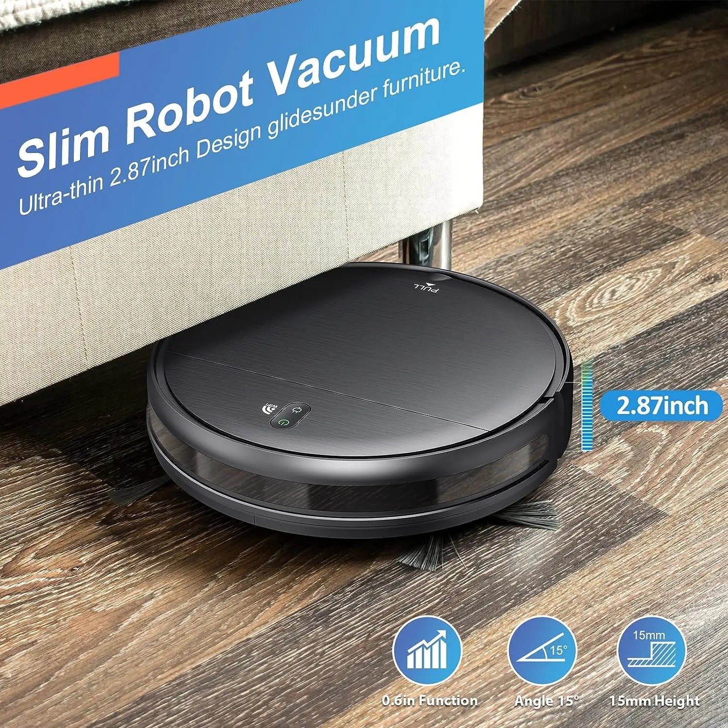 Robot Vacuum Cleaner 4500Pa Smart Home Sweeper Cleaning Machine