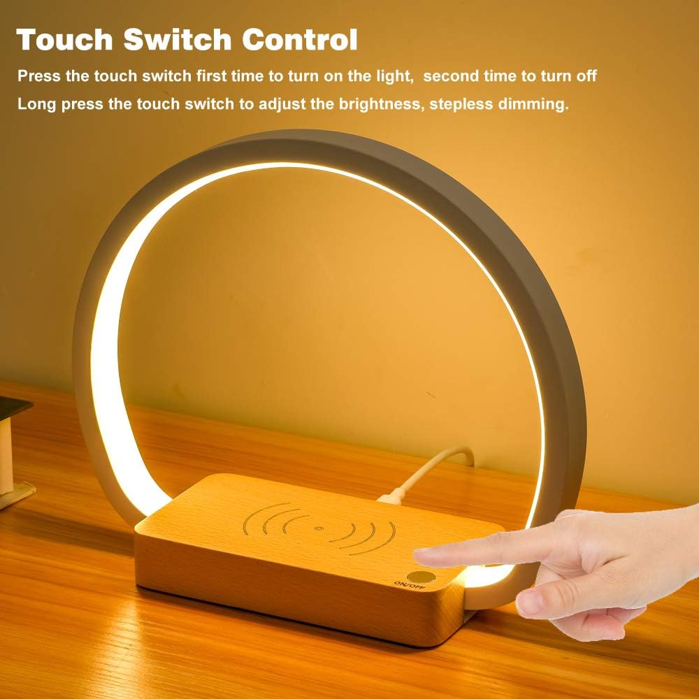 Reading Table Lamp With Wireless Charging