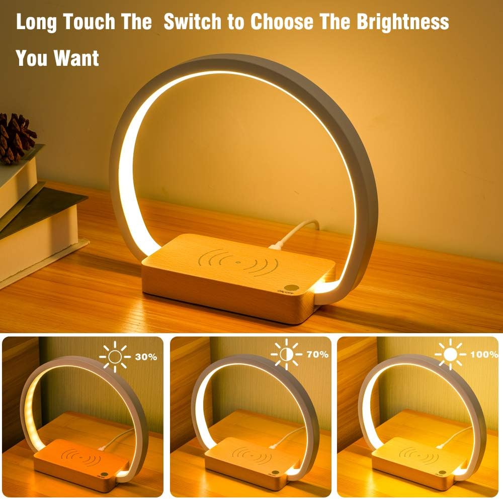 Reading Table Lamp With Wireless Charging