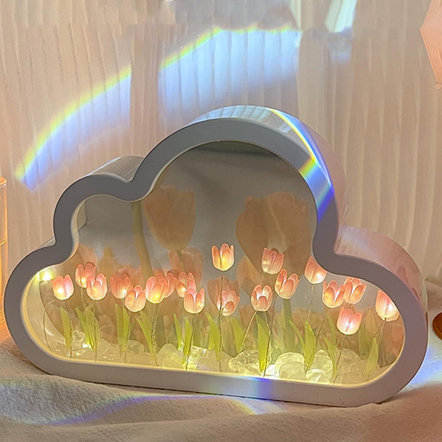 Forever Cloud Mirror Tulips