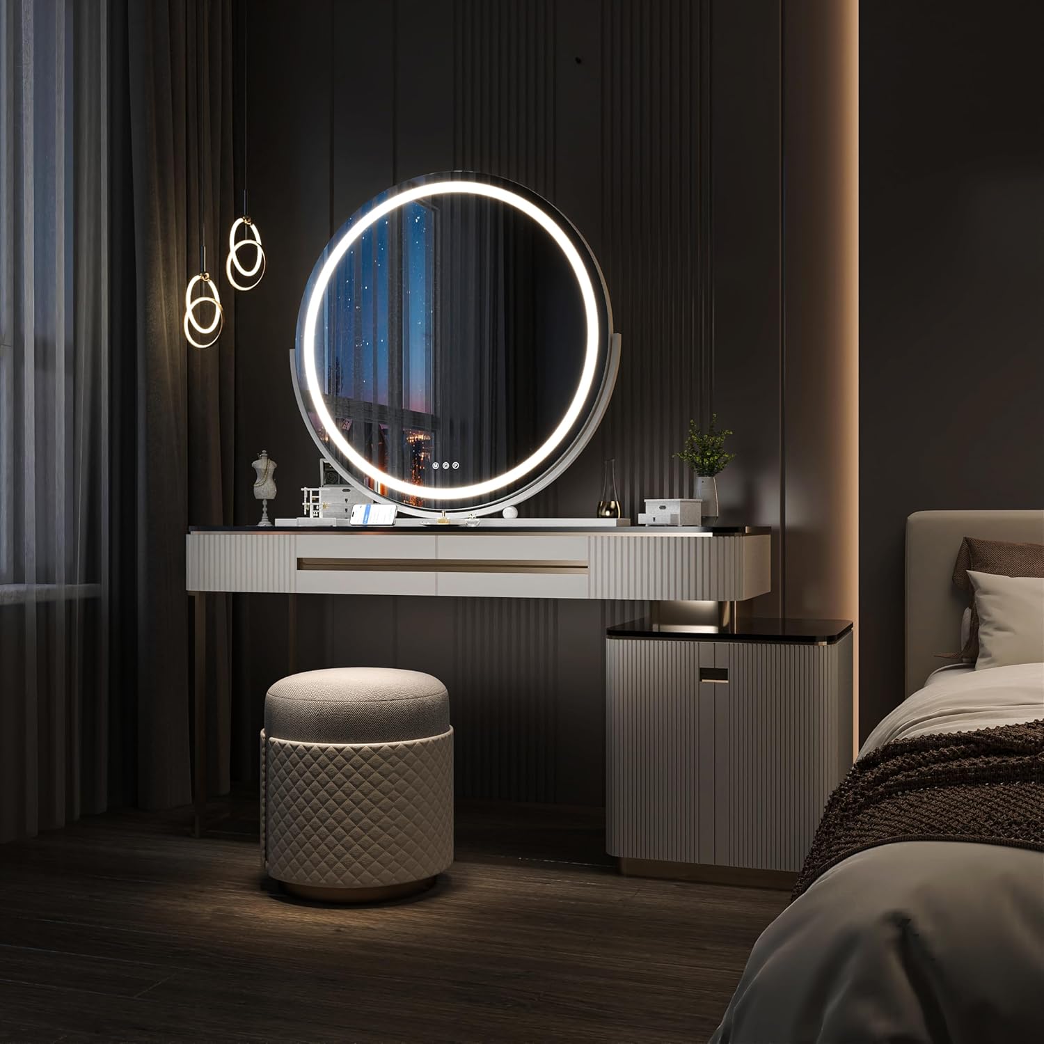 Smart Touch LED Vanity Mirror with Lights