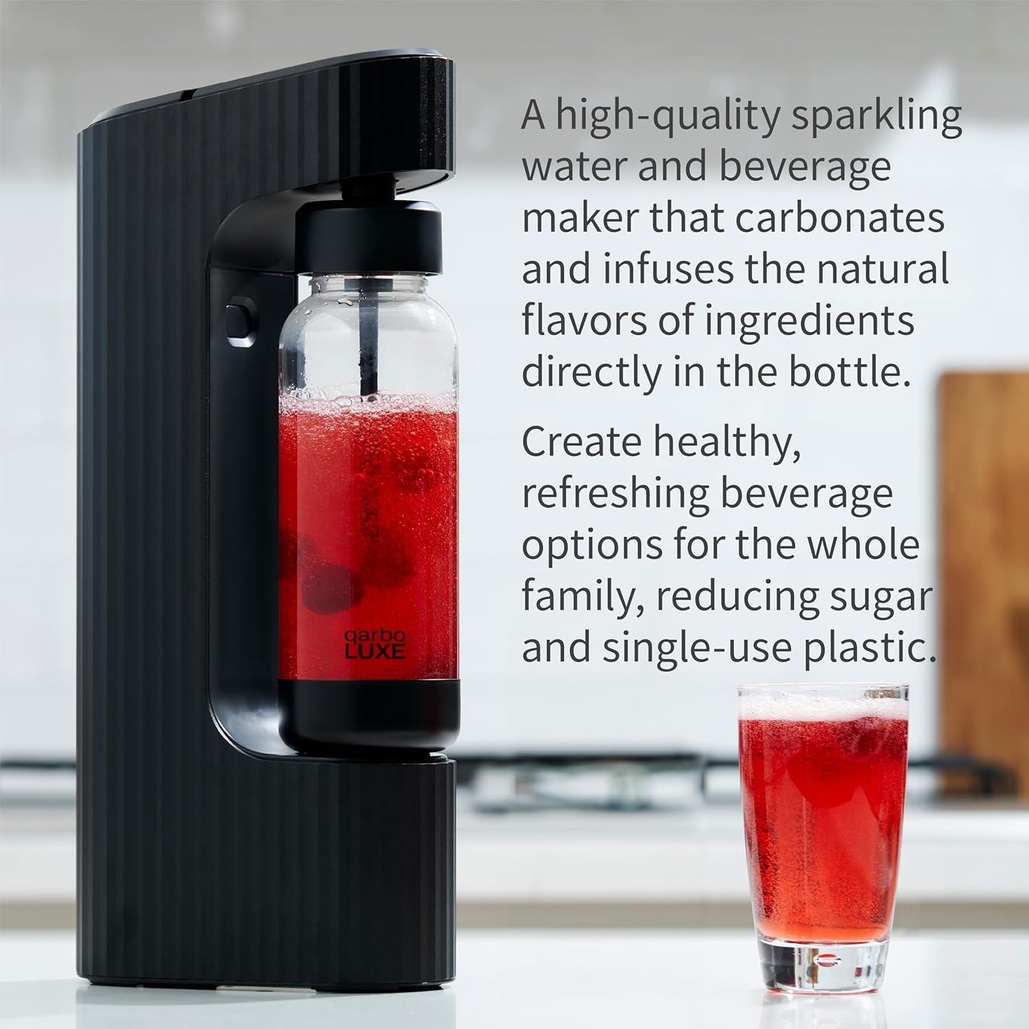 Premium Metal Sparkling Beverage Maker Machine