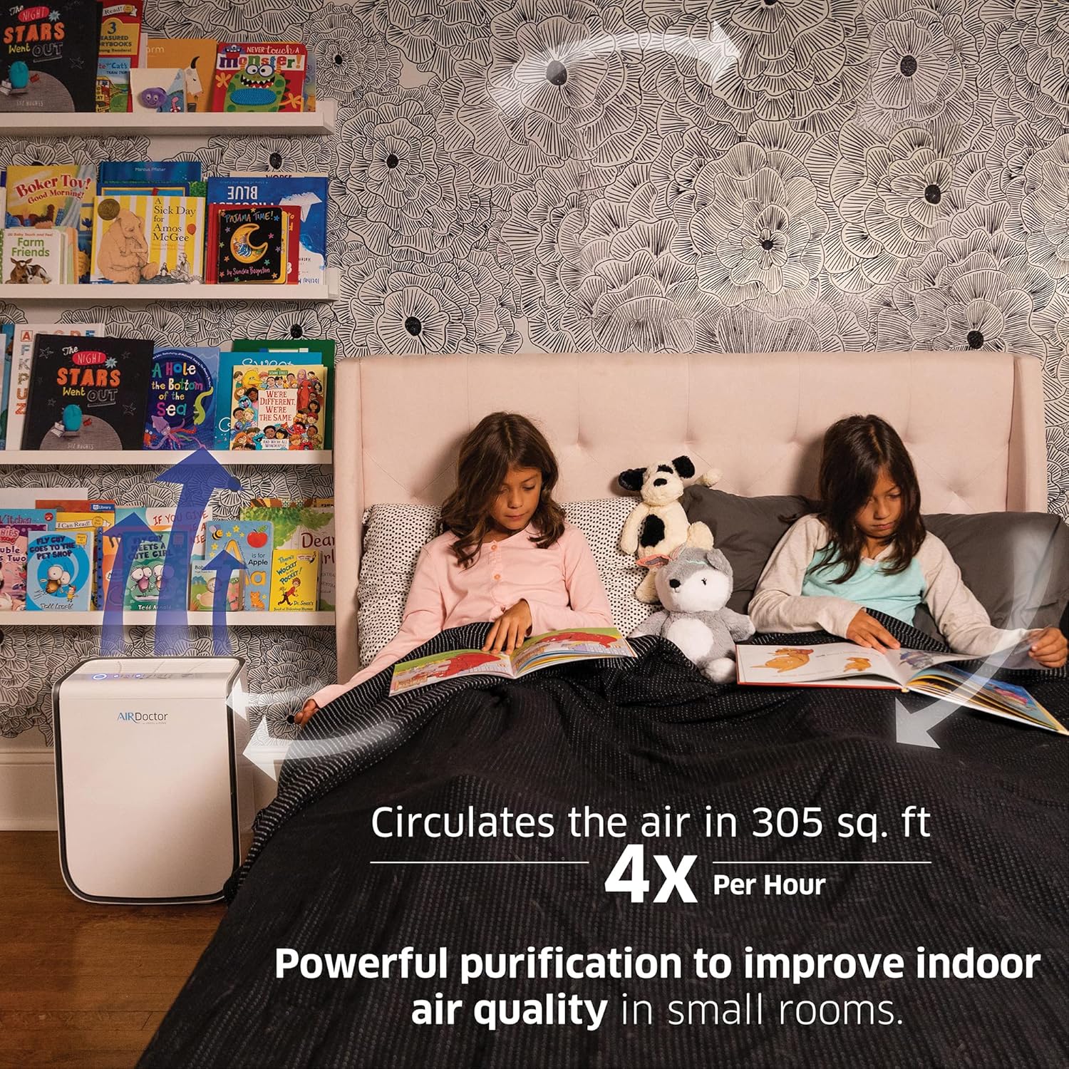 3-Stage Filtration Air Purifier for Small & Medium Rooms