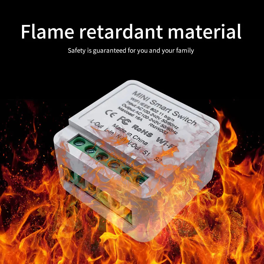 Mini Smart Switch Module 2-way Control Cozy Life APP Remote Control